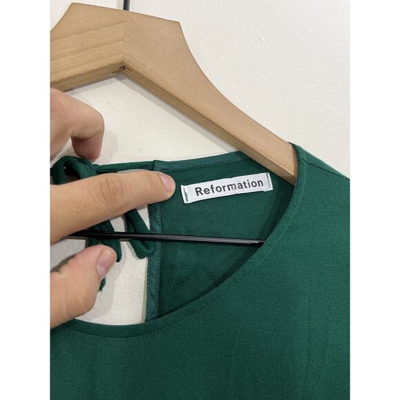 Reformation Mayer Jumpsuit 12P Petite Romper Boho Minimalist Scandi Quiet Luxury - Picture 5 of 16